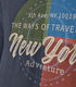 Casamoda T-Shirt mit Frontprint  - blau (105)