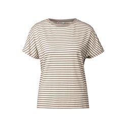 Street One Striped T-shirt - beige (26514)