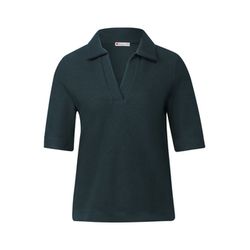 Street One Poloshirt mit Struktur - grün (15930)