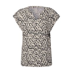 Street One Shirt in blouse look - beige/black (36269)