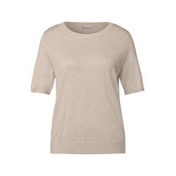 Street One Kurzarmpullover - beige (16344)