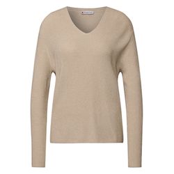 Street One Glitzernder Pullover - beige (16667)
