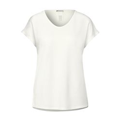 Street One Leinen-Look Shirt - weiß (10108)