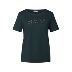 Street One T-Shirt mit Wording - grün (25930)