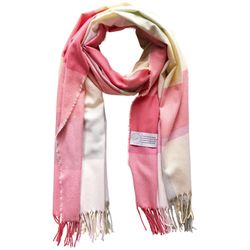 Street One Cosy Madras scarf - pink (35582)