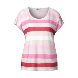 Street One Striped T-shirt - red (36278)