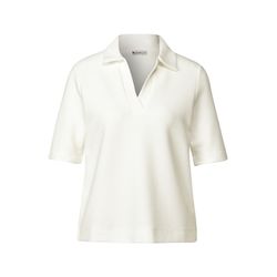 Street One Poloshirt mit Struktur - weiß (10108)