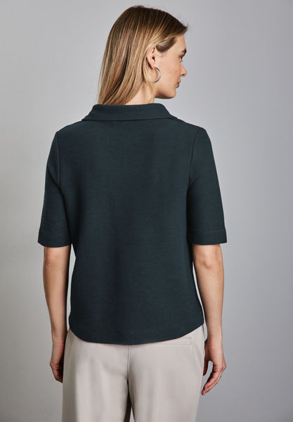 Street One Poloshirt mit Struktur - grün (15930)