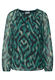 Street One Gemusterte Chiffon-Bluse - grün (35930)