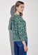 Street One Print Shirt mit Knopfdetail - grün (35930)