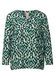 Street One Print Shirt mit Knopfdetail - grün (35930)