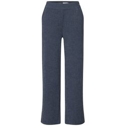 Cecil Wide leg structured trousers - blue (16784)