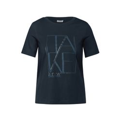Cecil Shirt with artwork - blue (35512)