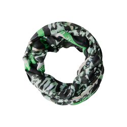 Cecil Patterned loop scarf - green (36563)