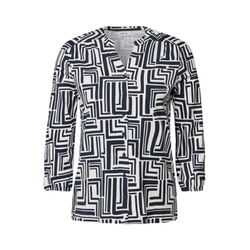Cecil Tunic-look shirt - blue/white (25512)