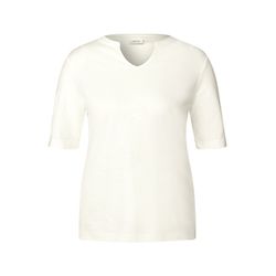 Cecil T-Shirt im Tunika-Look - weiß (13474)