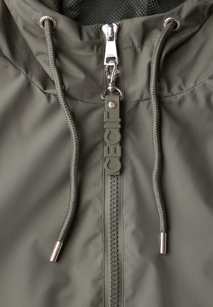 Cecil Jacke mit Kapuze - grün (16151)