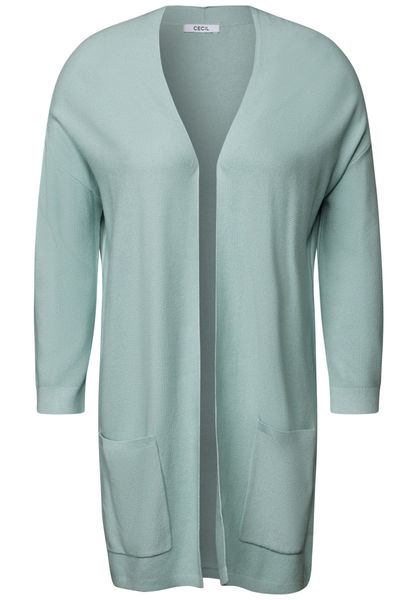 Cecil Offener Feinstrick Cardigan grün (16560) L