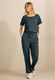 Cecil Jumpsuit mit Struktur - grün (16563)