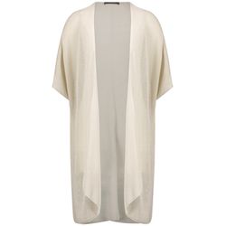 Taifun Lange Strickweste - beige/weiß (09610)