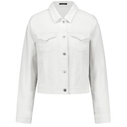 Taifun Jeansjacke - beige/weiß (09700)