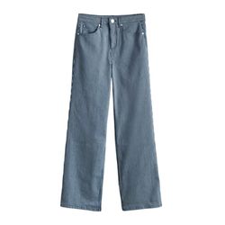 Opus Wide Leg - Mivy striped - blau/weiß (70223)