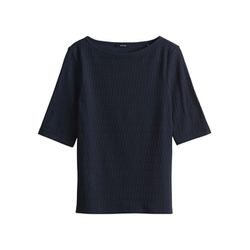Opus Shirt Slim aus strukturiertem Jersey - Sankus - blau (60020)