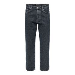 Only & Sons Jeans - Onsedge Straight Ebony - gray (282738)