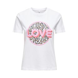 Only T-Shirt - Onlariya  - weiß (190858001)