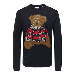 Only & Sons Pullover mit Teddy - Onsxmas - blau (187197001)