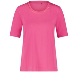 Gerry Weber Collection Halbarmshirt mit Chiffonblende - pink (30329)