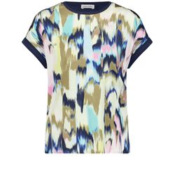 Gerry Weber Collection Legeres Blusenshirt   - blau/grün/pink (09036)