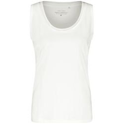 Gerry Weber Collection Basic Top mit Chiffonblende - weiß (99700)
