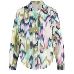 Gerry Weber Collection Bluse mit Allover-Print  - beige/weiß (09036)