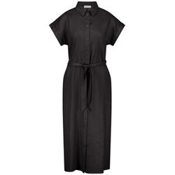 Gerry Weber Collection Long blouse dress made of pure linen - black (11000)