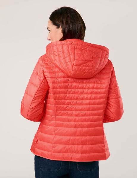 Gerry Weber Edition Steppjacke mit abnehmbarer Kapuze rot (60713