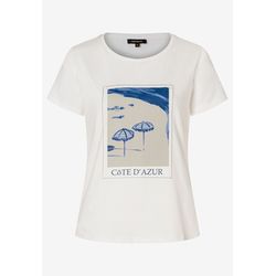 More & More T-Shirt mit Strand Motiv  - beige (0041)