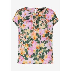 More & More Blusentop mit Print  - grün/pink/orange (6412)