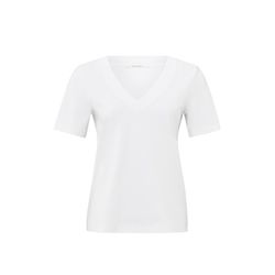 Yaya T-Shirt mit V-Ausschnitt - weiß (00000)