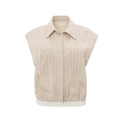Yaya Ärmellose Bluse  - beige/braun (513041)