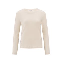 Yaya Langarmshirt mit Knöpfen - beige (99990)