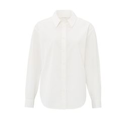 Yaya Poplin shirt with bows - white (14800)