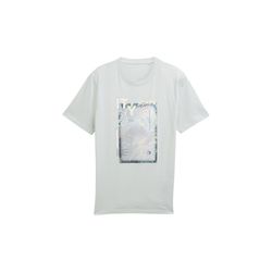 Tom Tailor Denim T-Shirt mit Print - grün (13632)