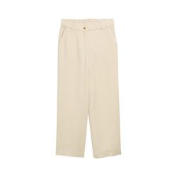 Tom Tailor Culotte Hose mit Leinenanteil - beige (37762)