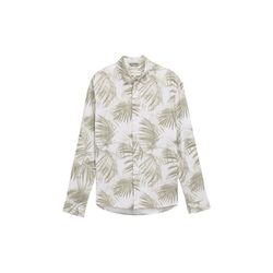 Tom Tailor Denim Chemise Relaxed Fit avec du lin - vert (37486)