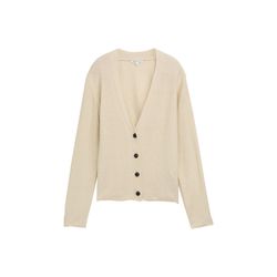 Tom Tailor Cardigan with button placket - beige (37762)