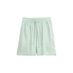 Tom Tailor Denim Relaxed shorts with linen content - green (13632)