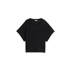 Tom Tailor T-shirt ample froissé - noir (14482)
