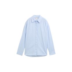 Tom Tailor Denim Loose Fit Hemdbluse - blau (12146)