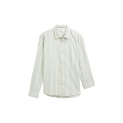 Tom Tailor Denim Relaxed fit shirt with turn-up function - green (37866)